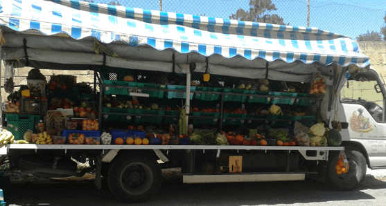 camion fruits légumes