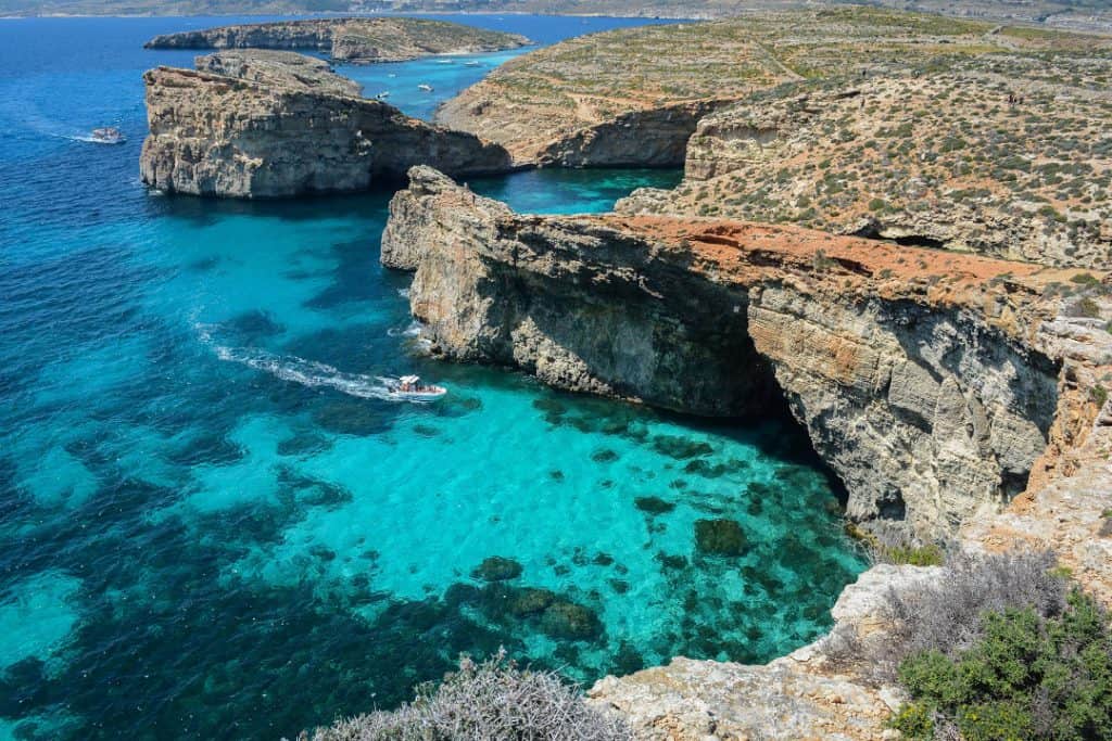 Malte Comino crystal lagoon