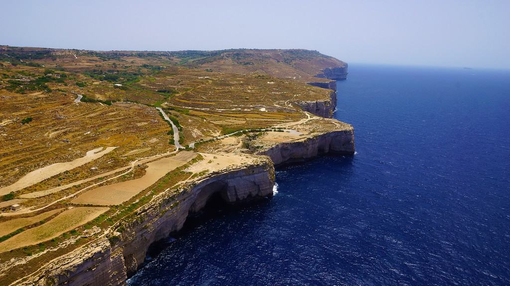 a voir a malte Falaises Dingli