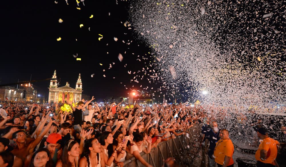 Isle of MTV 2015 images, the Isle of MTV Malta concert held today on the Fosos square infront of a 50/60K crowd.