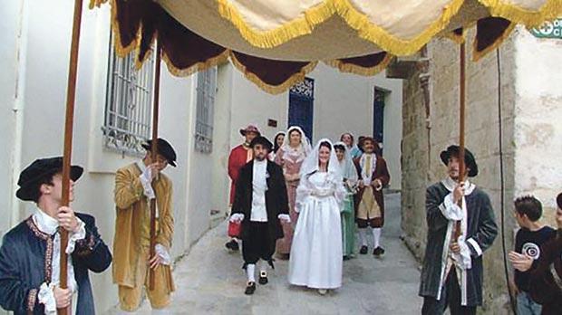 mariage à malte Reconstitution d'un mariage historique
