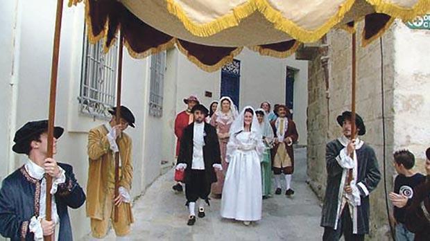 Reconstitution d'un mariage historique