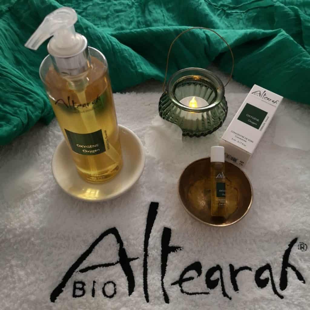 Instant précieux de détente : les massages sont réalisés avec des produits bio Altearah.