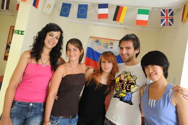 Séjour linguistique anglais Clubclass, des étudiants de toute nationalité