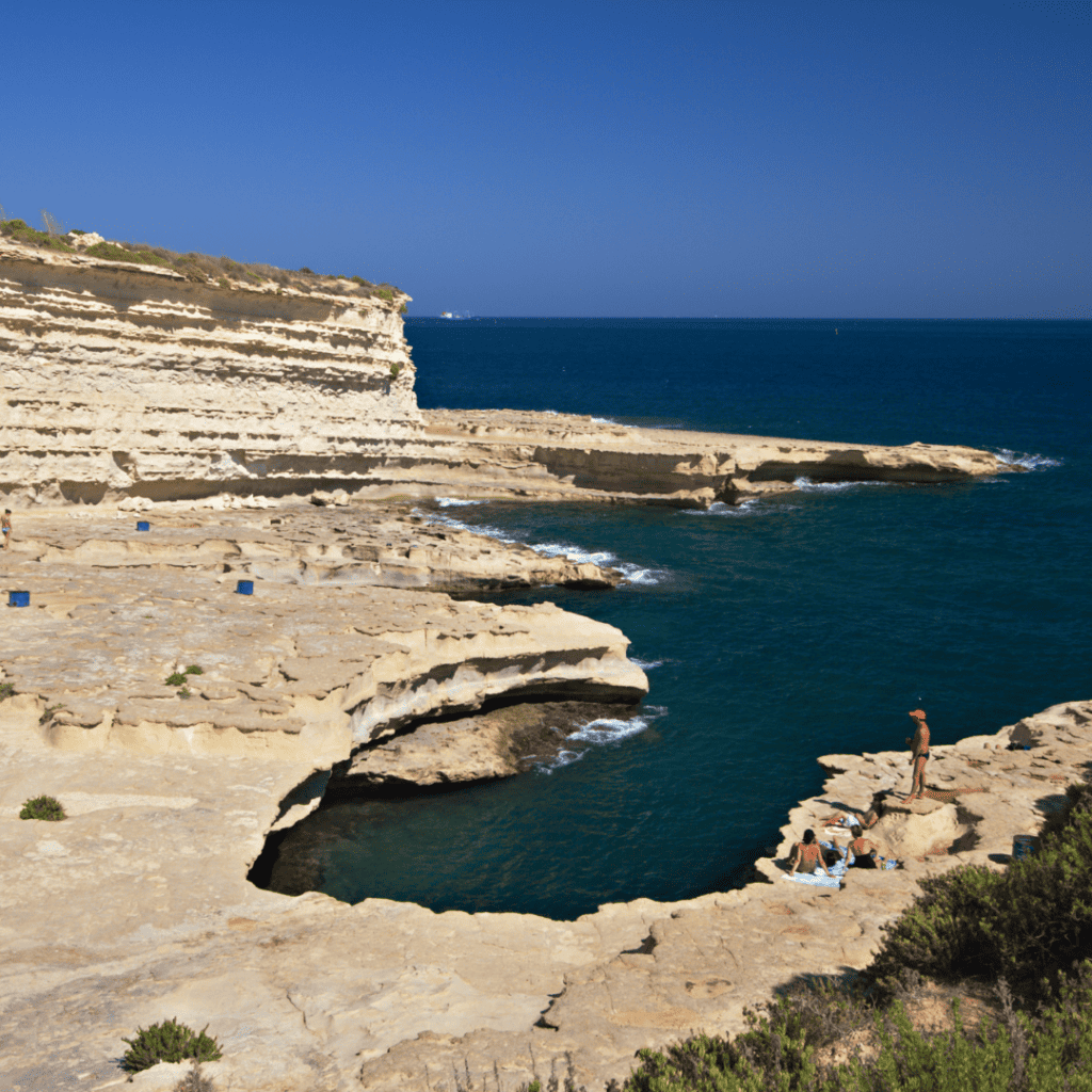 Cliff diving